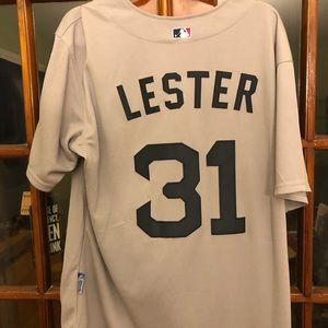 MLB Boston Red Sox Lester Jersey